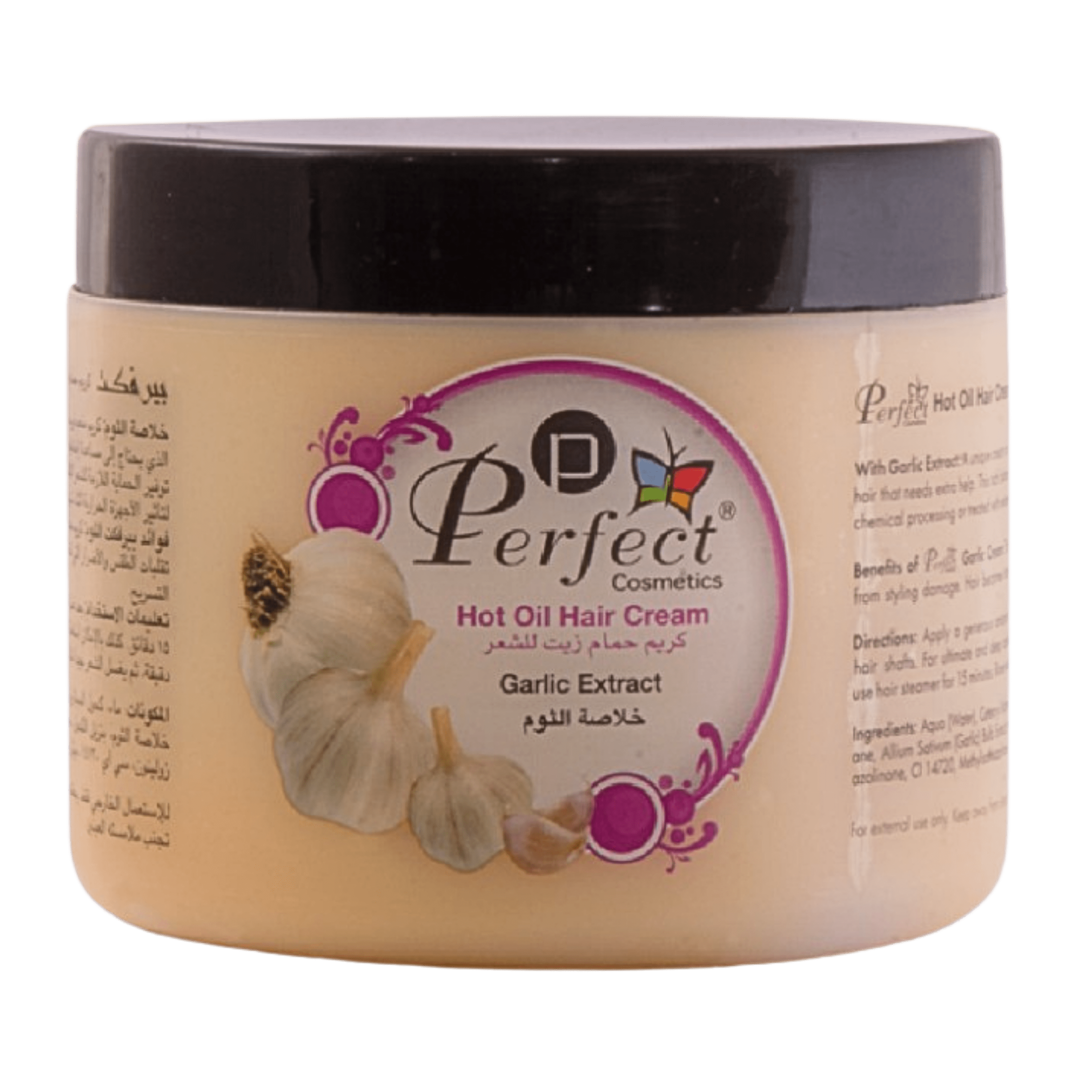 hot oil hair cream garlic extract