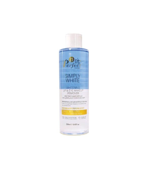 Simply white Whitening lip & Eye makeup remover